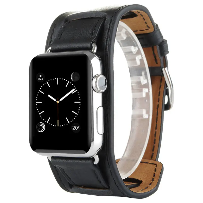 Ремешок для Apple Watch Band браслет из натуральной кожи сменный ремешок на запястье с