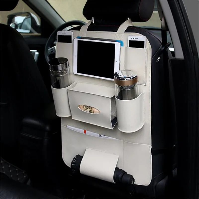 20 X Universal Black/White Car Seat Back Storage Bag Organizer Travel