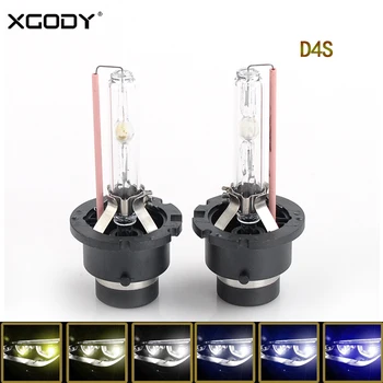 

2Pcs XGODY D4S Xenon Bulb 35W D3C Automobile Bulb HID Headlights 4300K 5000K 6000K 8000K 10000K 12000K Car Lamp Lights 12V New
