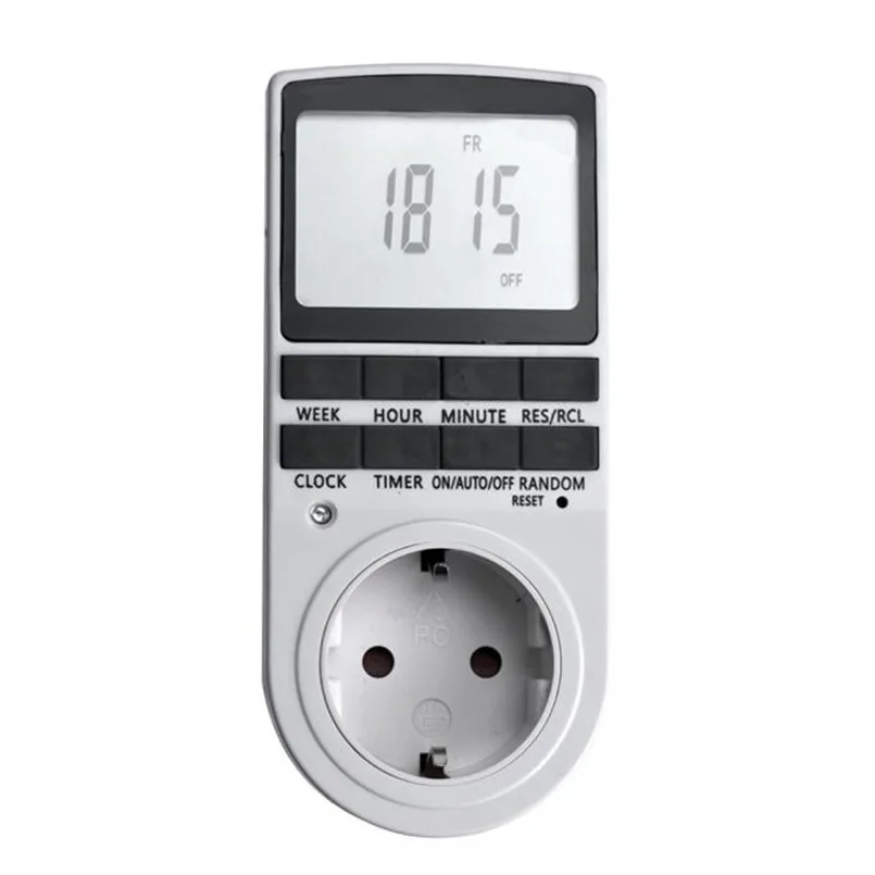 EU Plug-in Programmable Timer Switch Socket Clock Summer Time Random Function | Инструменты