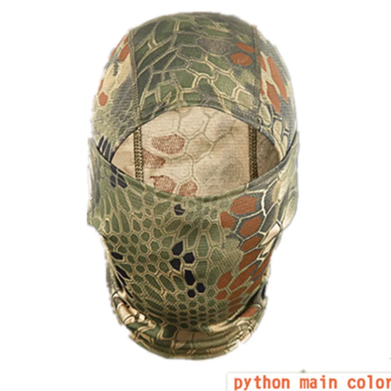 LIS ALICES тактическая быстросохнущая маска с капюшоном Охота полная маска для пейнтбола военный игровой шлем камуфляжная Военная маска для лица