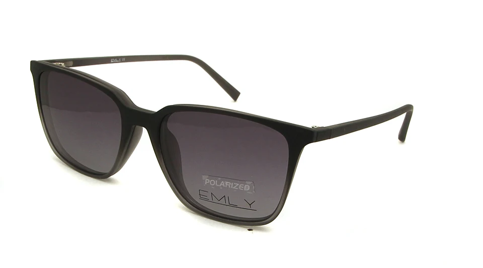 ESNBIE TR90, ультра-светильник, черные очки, мужские, на застежке, солнцезащитные очки, поляризационные, женские магниты Tr90, Lunette De Vue Homme