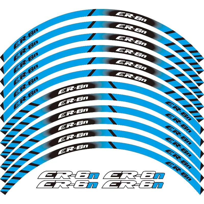 Высококачественная наклейка для колес мотоцикла светоотражающий обод велосипеда подходит для всех kawasaki ER-6N ER6N