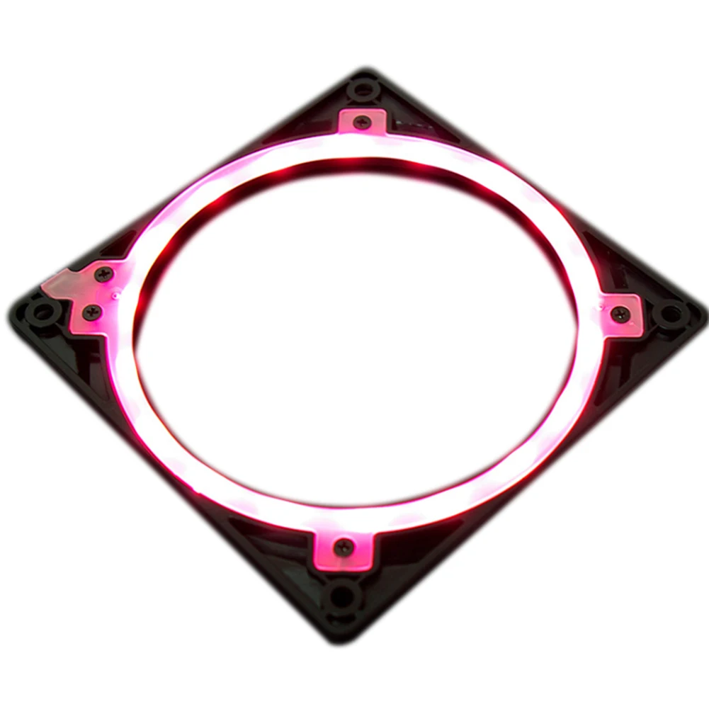 4 Pin Ультра-тонком 10 Цвета RGB светильник 18 светодиодный Кольцо Halo диафрагмы для 120 мм охлаждающий вентилятор компьютера вентилятор охлаждения для ПК