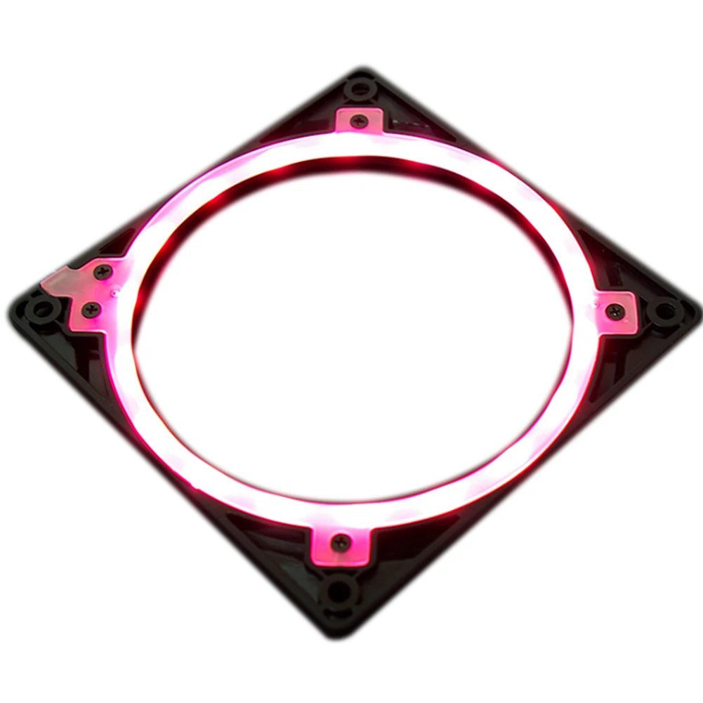 4 Pin Ультра тонкий 10 видов цветов RGB свет 18 LED кольцо Halo диафрагма для 120 мм