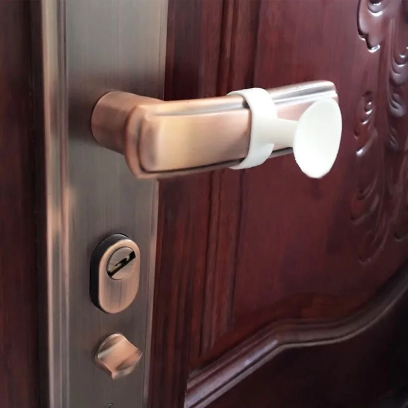 

Perforation Free Silicone Door Stoppers Anti-Collision Door Handle Doorknob Bumper Dropshipping