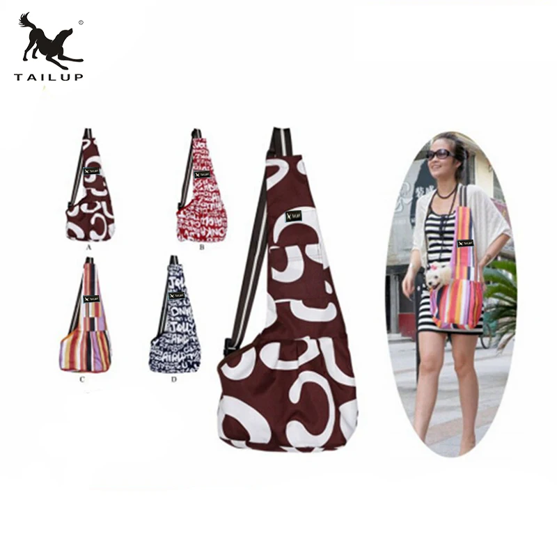 TAILUP Classics Oxford Cloth Dog Carrier Pet Sling Backpack