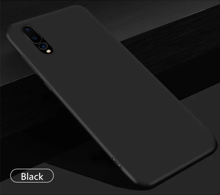 Для huawei P20 Lite pro Case амортизация Мягкие TPU Черный Защитная крышка nova plus 2 я s |
