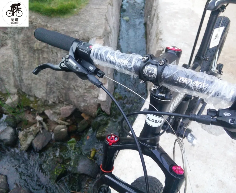 Best Kalosse  Beach  bike  26*4.0 tires  Snow mountain bicycle  30 Speed  Microshift  folding Hydraulic  brakes 26er 5