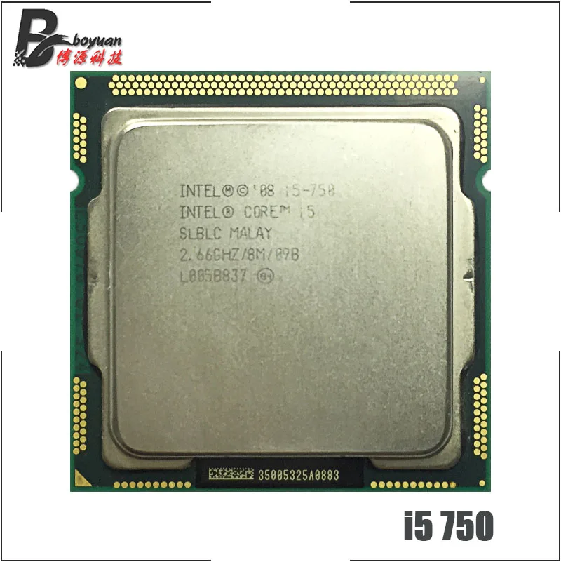 

Intel Core i5-750 i5 750 2.6 GHz Quad-Core CPU Processor 8M 95W LGA 1156