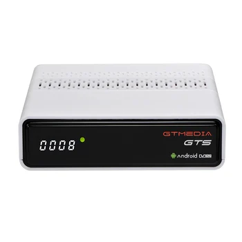 

GTmedia GTS Android tv box + DVB-S2 satellite receiever combo box Android 6.0 2G/8G AML S905D 4K H.265 WiFi media player