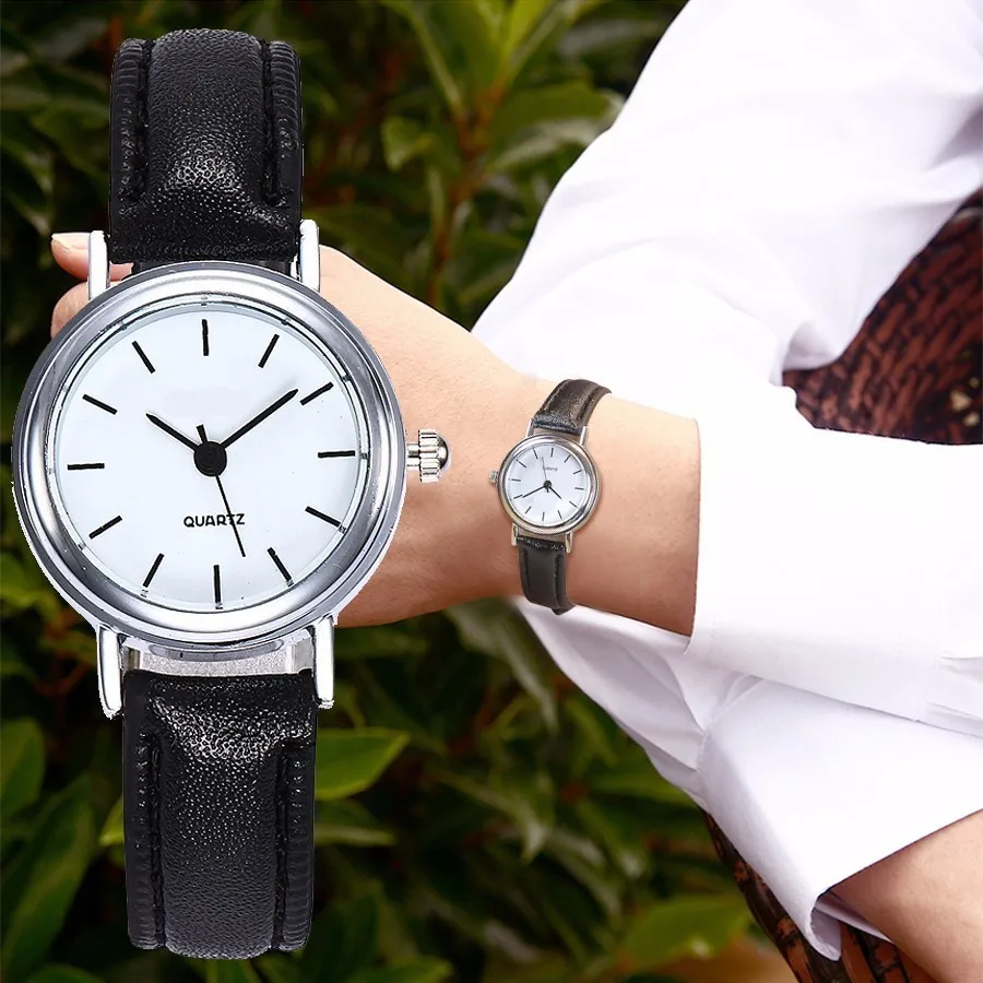 

Vansvar Women Watch Luxury Brand Casual Simple Quartz Clock For Women Leather Strap Wrist Watch Reloj Mujer Drop Shipping