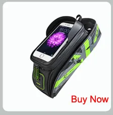Best Rockbros Bicycle Bags Rainproof Touch Screen Cell Phone Bike Bag Reflective Front Tube Cycling Bags Bicycle Accessories Basket 4