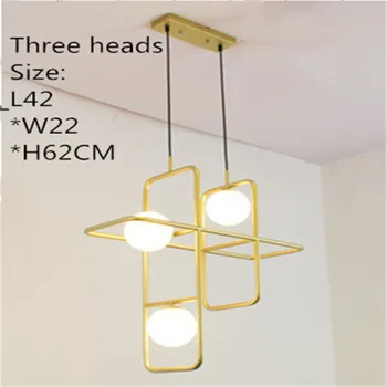 

Nordic Post-Modern Creative Personality Industrial Wind Bar Front Circle Ball Art Lighting Restaurant Magic Bean Chandelier