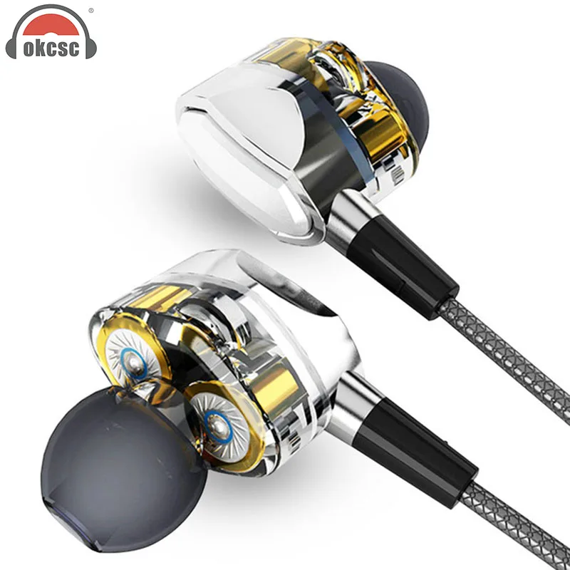 Наушники вкладыши с динамическим драйвером okscc G2 Piston HIFI отличное качество звука