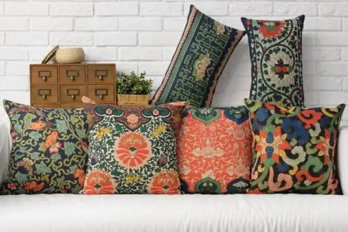 Aliexpress Buy Ethnic Aztec Linen Cushions Cover Chinese Delectable Oriental Decorative Pillows Aliexpress Buy Ethnic Aztec Linen Cushions Cover Chinese Delectable Oriental Decorative Pillows
