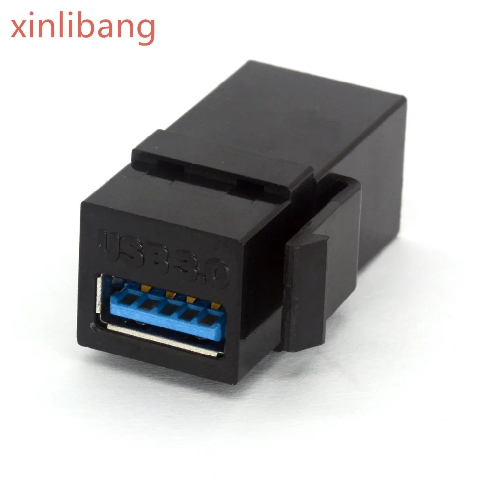 USB 3 0 Keystone Jack вставки кабели адаптеров интерфейс муфта Женский к женскому разъему