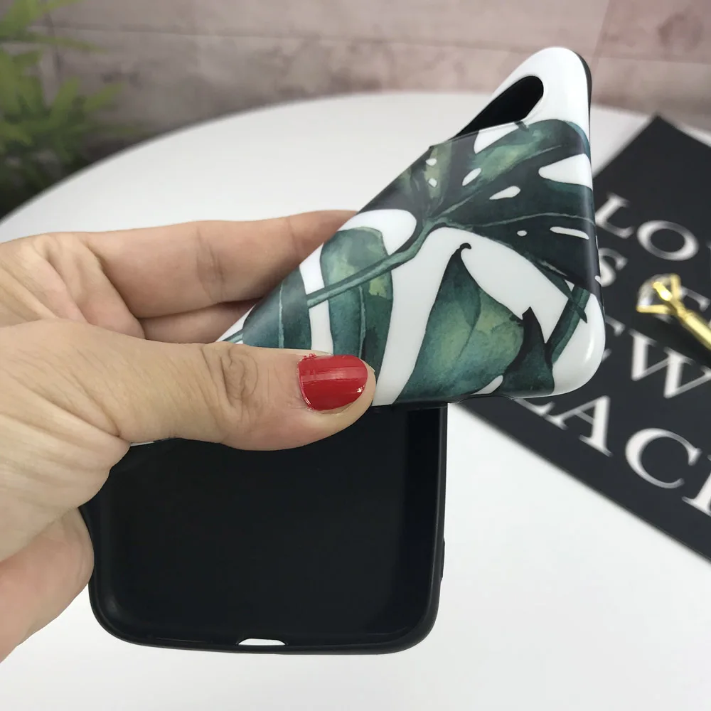 Силиконовый чехол для iphone X XR XS Max чехол для iphone 8, 7, 6, 6S Plus, X XS чехол для Max XR класса люкс узором из цветов и листьев масло на заднюю панель с изображением флага США