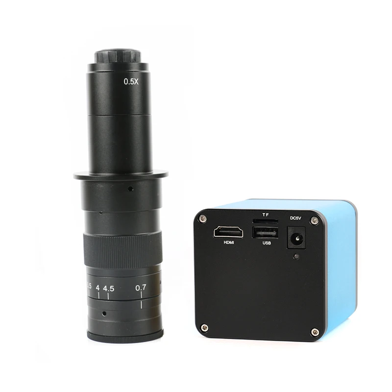  1080P 60FPS SONY SENSOR IMX290 HDMI USB Digital Mouse control Microscope Camera + 180X 300X Zoom Le