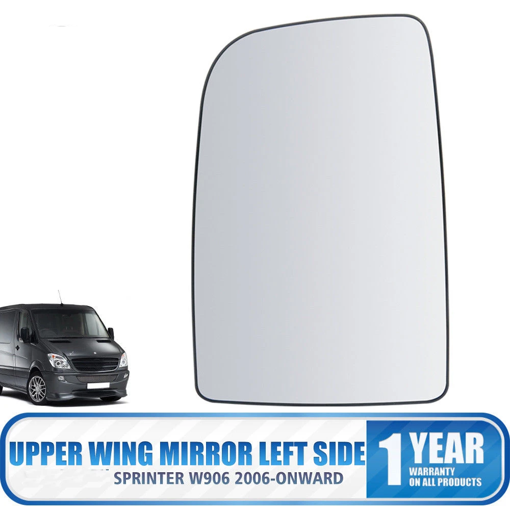 Vw Crafter Wing Mirror HEATED Glass PUSH On Passenger n/s lower 2006 On