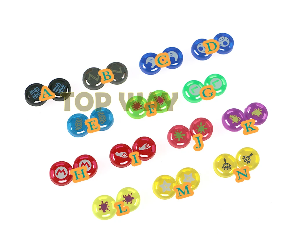 

200PCS/LOT Silicone Analog Thumb Stick Grips Caps Controller Sticks Caps Skin Cover for Nintend Switch NS Controller