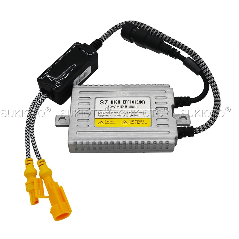 SUKIOTO 24 В Автомобильная фара H4 bixenon D2H H1 H11 H3 H7 xenon 3000K 4300K 5000K 6000K 8000K 70W hid комплекты 24V
