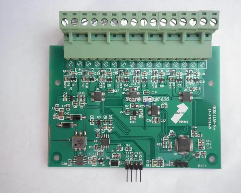 

YN-8T 8 channel thermocouple temperature measurement module