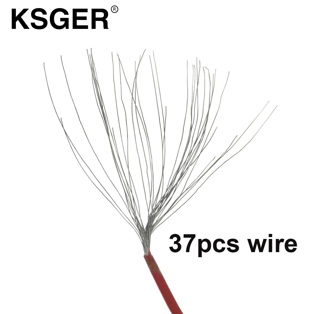 KSGER мягкий 5 ядерный силиконовый провод для T12 STM32 STC OLED Электрический паяльник паяльная ручка станция