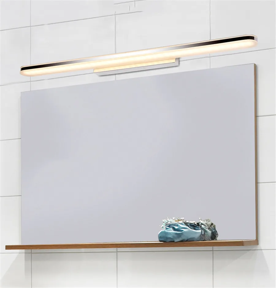 8 W الشمعدان 40 سنتيمتر LED مصباح للماء الحديثة ل AC220V مرآة حمام الاكريليك التجميل الحمام الضباب واقية تركيبات جدار ضوء @