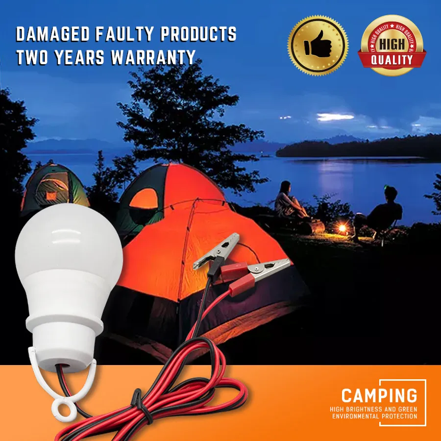 

DC12V 3W 6W 9W 12W 15W Low Voltage Lamp LED Bulb Energy Saving Lamp DC Outdoor Night Market Stall Lighting Out Camping Lights