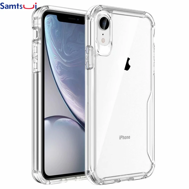 High Quality Thick Anti-collision Transparent TPU Case For iPhone11 Pro XMAX X Clear Soft Cover for XR XS Capa Coque |