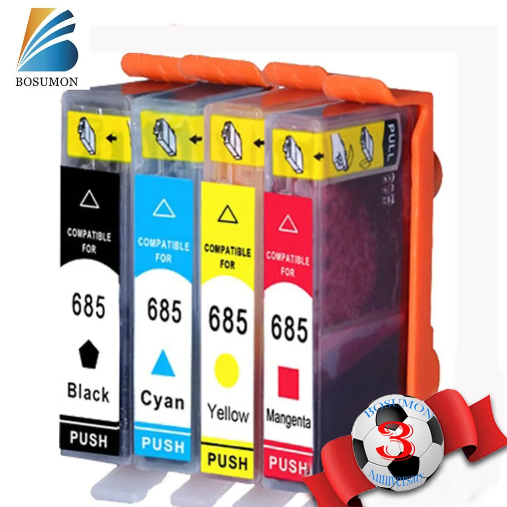 Aliexpress.com : Buy Bosumon Re Manufactured Compatible ink cartridge 685 for hp Inkjet Printers