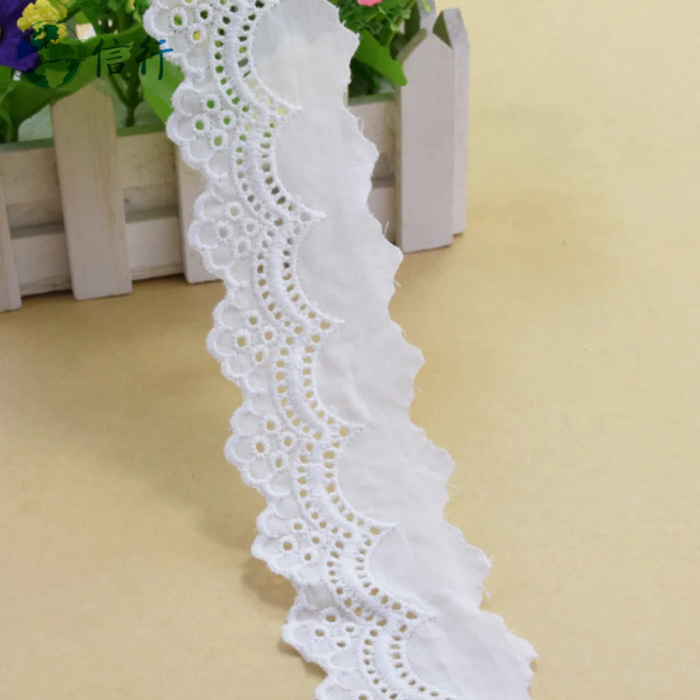 Lace Fabric 4cm Width 100% Cotton