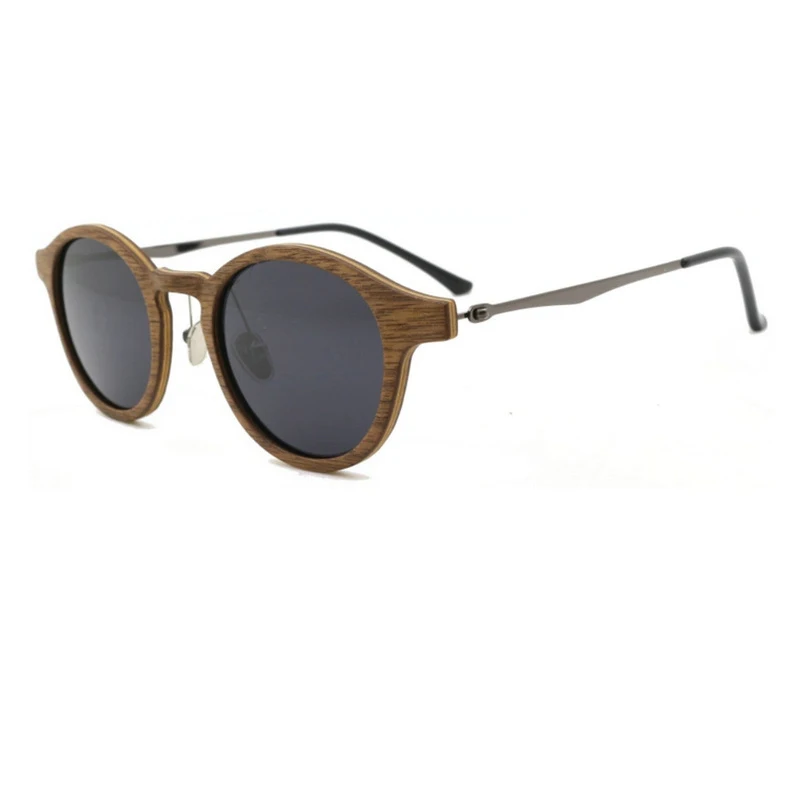 20 штук Деревянные солнцезащитные очки на заказ логотип многослойная деревянная рамка металлические ножки Модные солнцезащитные очки для мужчин и женщин Поляризованные линзы - Цвет линз: custom lens color