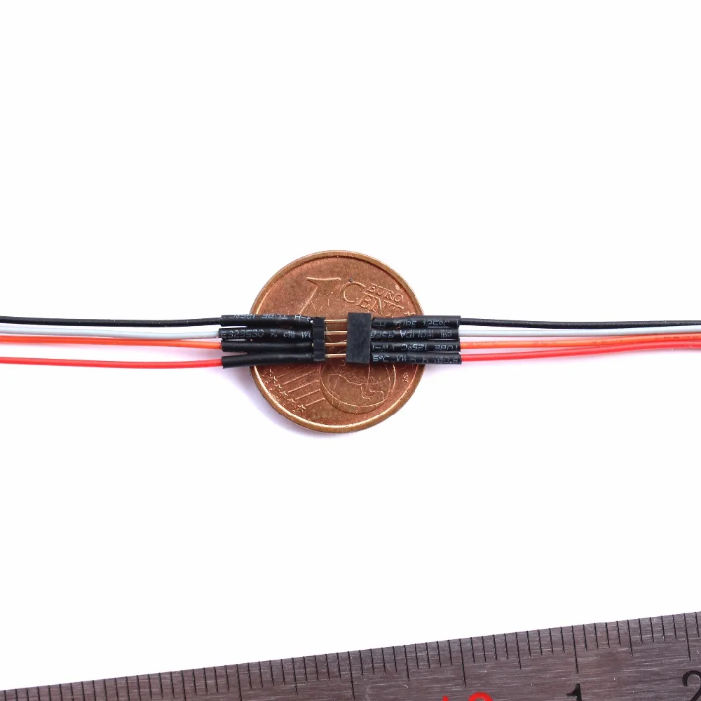 

4-Pin Micro Connector with Pin Pitch 1.0mm micro quick plug wired connector for decoder connection/LaisDcc Brand