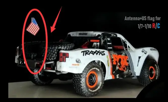 

Simulated antenna signal line flag For Team Associated HRAXXAS SlASH 4X4 10SC SC-A10 HPI HSP Vikka KKPIT KYOSHO LOSI AX90068