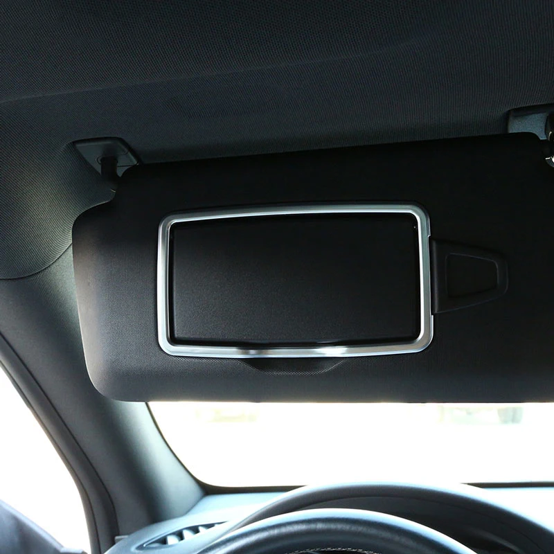 

Chrome Car Interior Make Up Mirror Decoration Trim For Mercedes Benz A C CLA GLC GLE ML GLA Class Accessory W205 X204