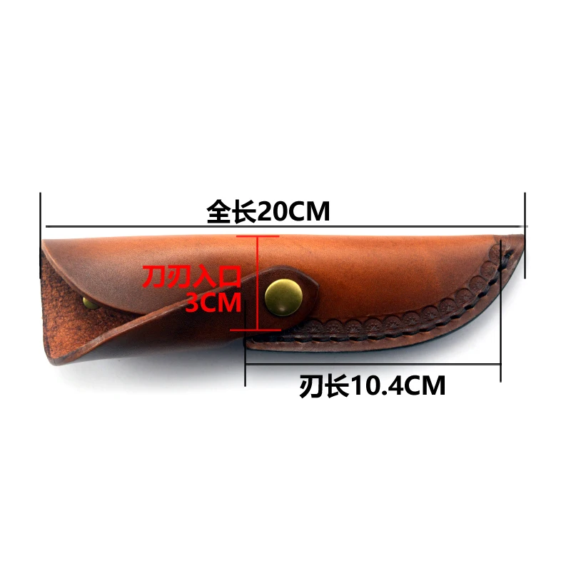 Чехол для ножей из воловьей кожи ручной работы, кожаный чехол из воловьей кожи, прямая оболочка, Держатель ножей, чехол для ножей