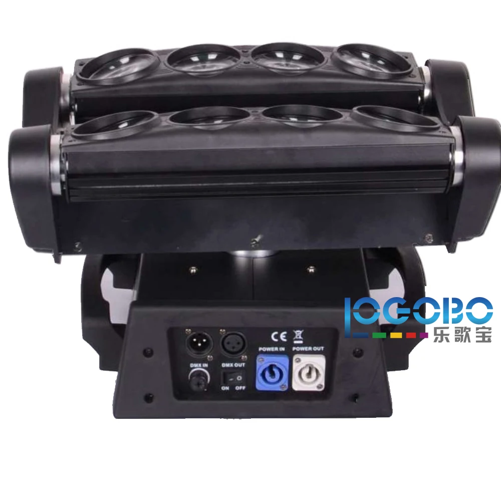 New RH-6818B 8X10w white 4in1 led moving head spider light-6