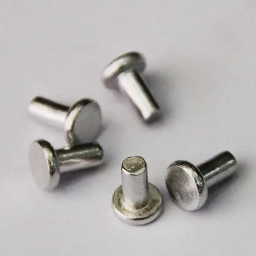 50Pcs M4/M5/M6 Flat Head Aluminum Rivets Solid Rivet 4mm 5mm 6mm