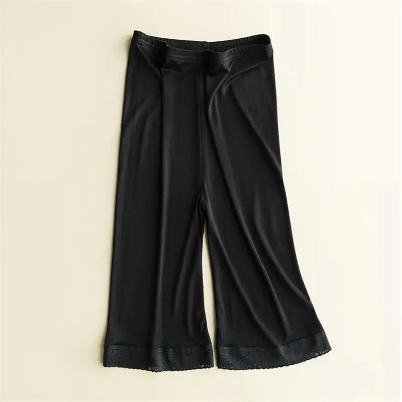 Buy Woman Summer 93 Silk Stretch Knee Length Pants