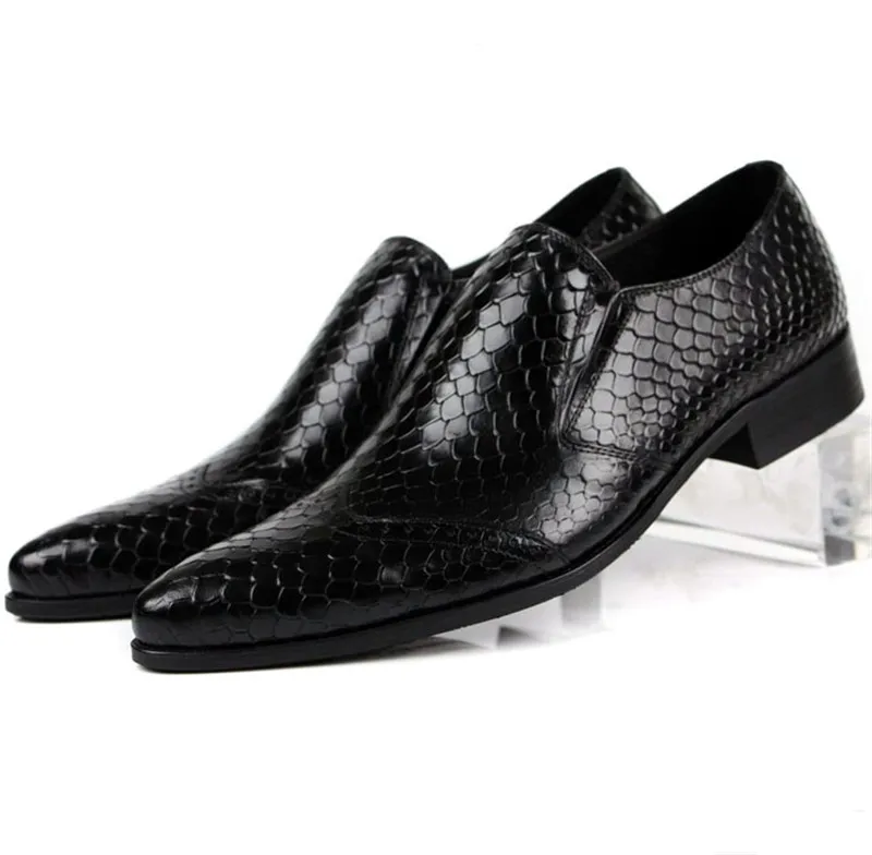 Мужские туфли под рептилию из натуральной кожи рептилию|shoes fashion men|shoes menshoes men business