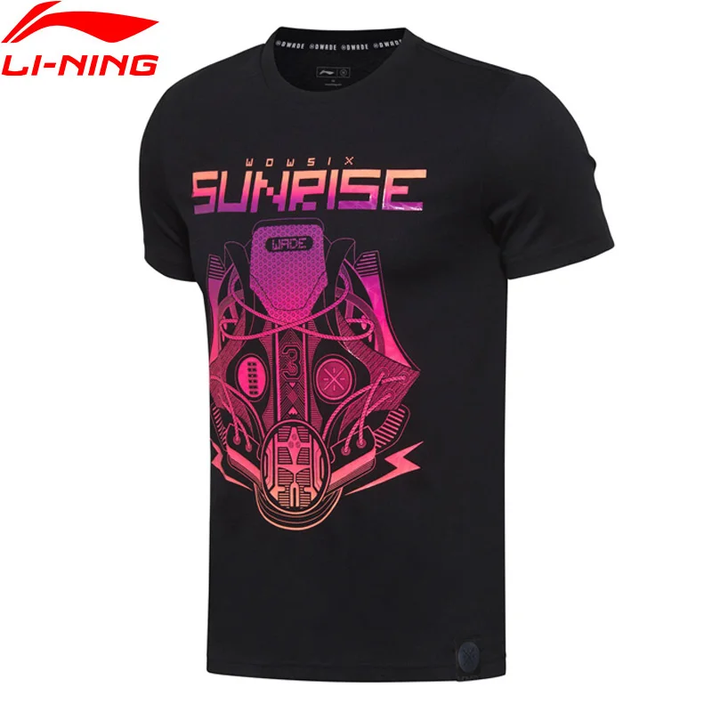 Li Ning мужские трикотажные изделия Wade 60% хлопок 40% Модал обычная подкладочная