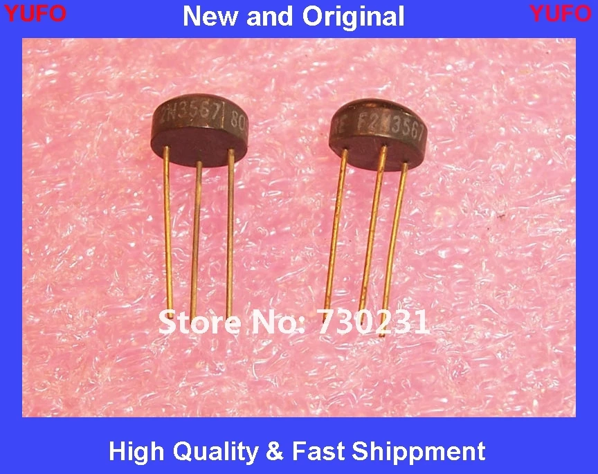 

Free Shipping 2N3567 TO-105 GOLD LEADS TRANSISTORS....FREE SHIPPING