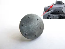 Mato turret metal armoured fan cover for 1/16 1:16 RC Panzer III, IIIH,Panzer IV F1, Panzer IV-F2 tank, metal upgraded parts