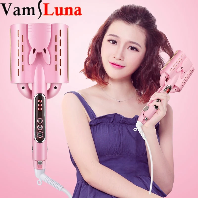 Professional Hair Curler Triple Barrels Curling Iron Curler Deep Wave