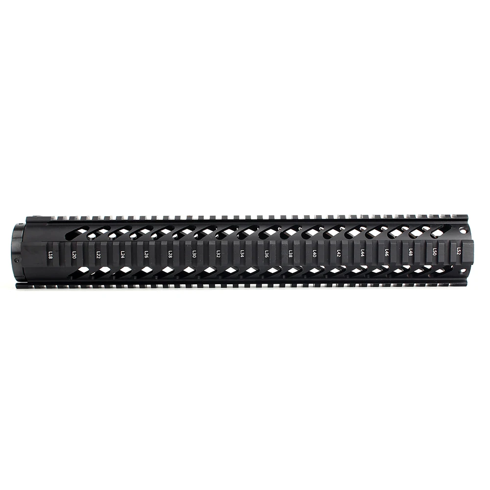 ohhunt Tactical T-Series 15 Inch Free Float Quad Picatinny Rail Handguard Installs On Standard Carbine Length AR15 M16 Rifles (4)