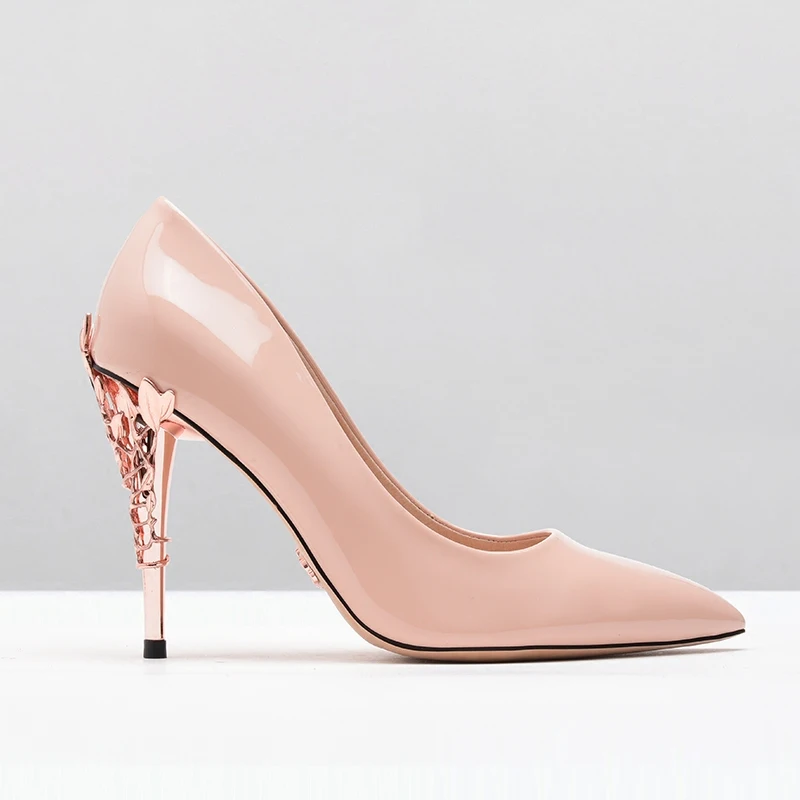 nude pink heels