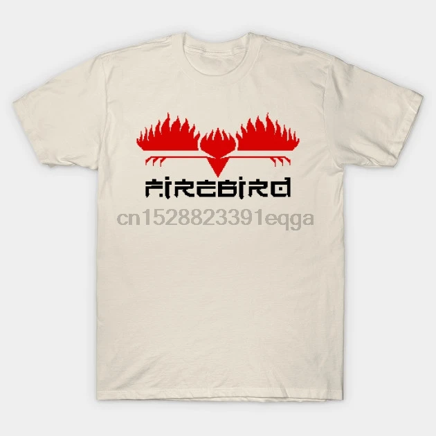 

Men Short sleeve tshirt Firebird Software Retro Games Logo Pixellated Commodore 64 T Shirt Women t-shirt