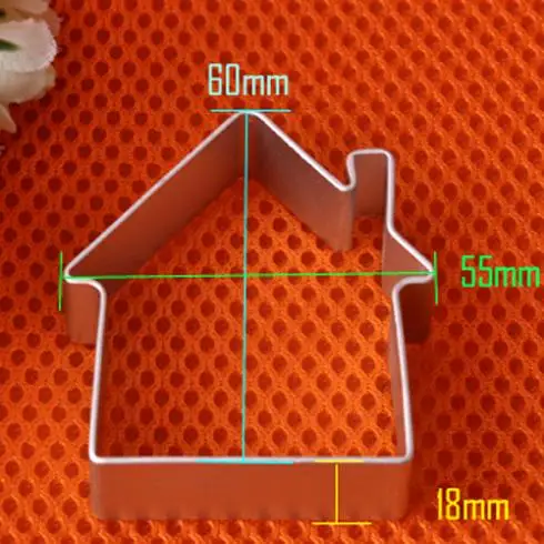 

AL Mold House Shaped Sugarcraft Cake Decorating Cookies Baking Pastry Cutter Mould Tool Cookie Cutter